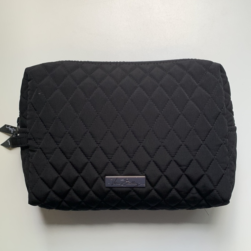 Vera Bradley large zip cosmetic bag